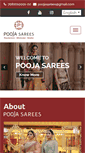 Mobile Screenshot of poojasarees.in
